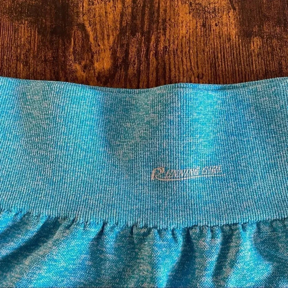 Running Girl ombre blue biker shorts - Picture 7 of 16